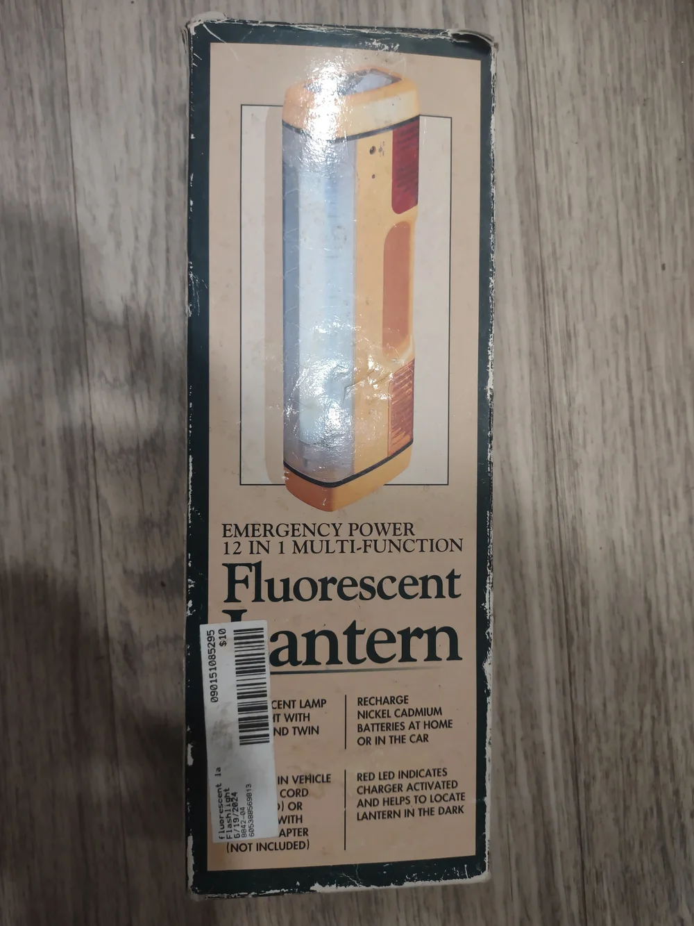Fluorescent Lantern Emergency Power 12-in-1 - Yellow/Orange